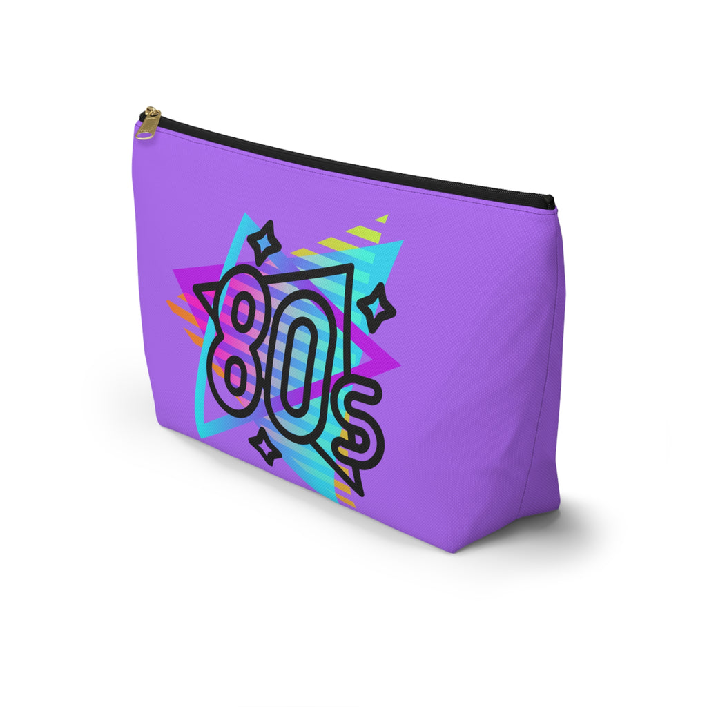 80s Retro Neon Stars Accessory Pouch