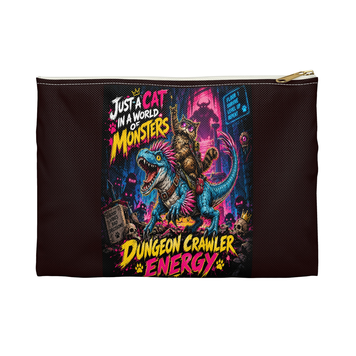 Dungeon Crawler Energy Accessory Pouch – Just a Cat in a World of Monsters