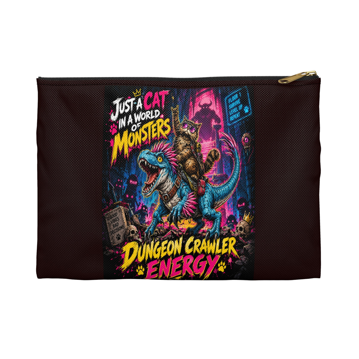 Dungeon Crawler Energy Accessory Pouch – Just a Cat in a World of Monsters