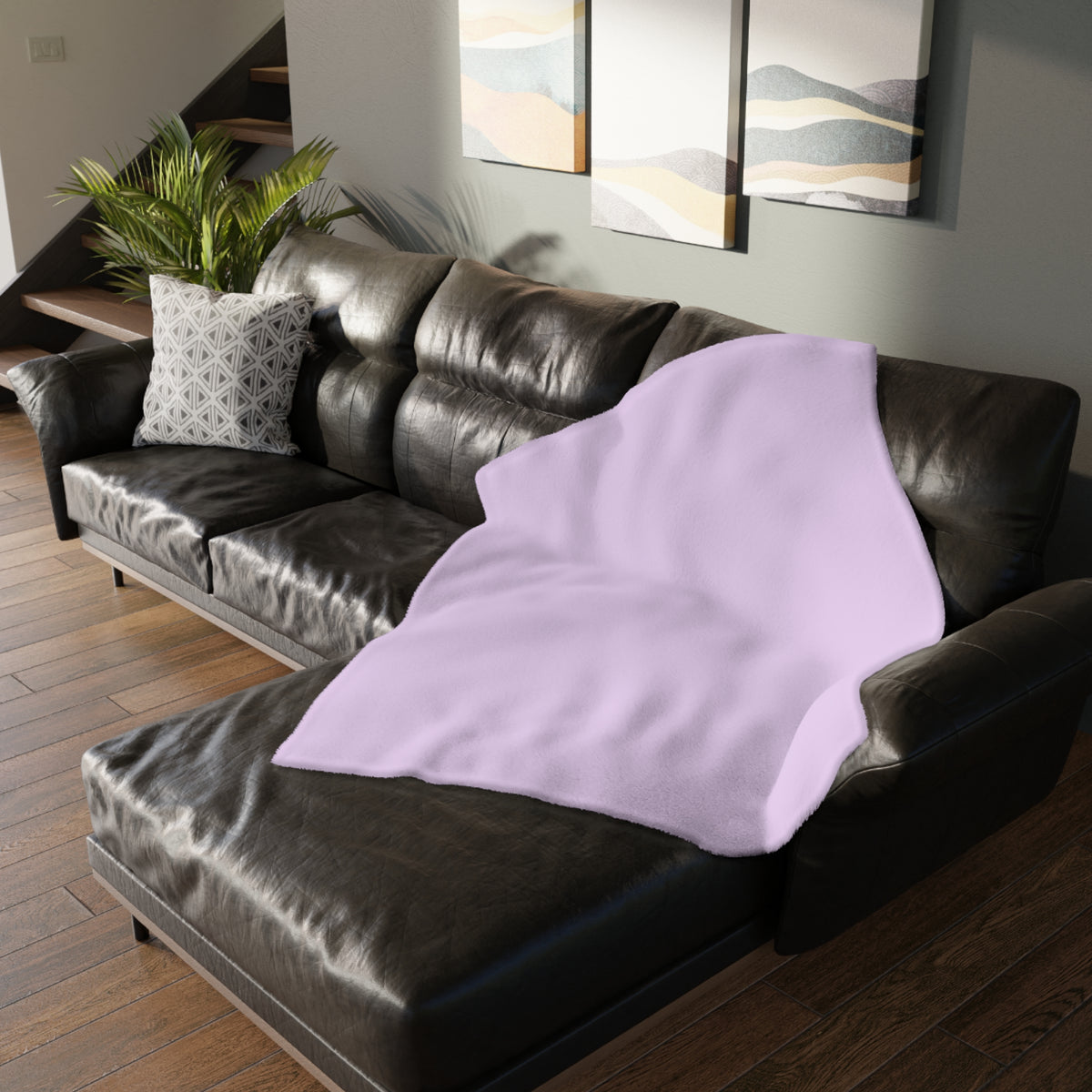 90s Retro Icons blanket Velveteen Microfiber Throw | Pastel Cassette & Lightning Pattern