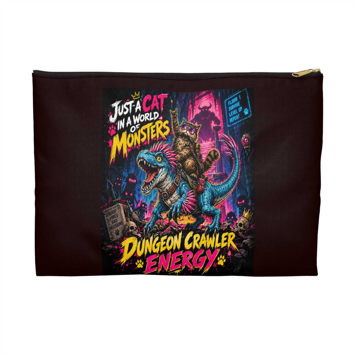 Dungeon Crawler Energy Accessory Pouch – Just a Cat in a World of Monsters