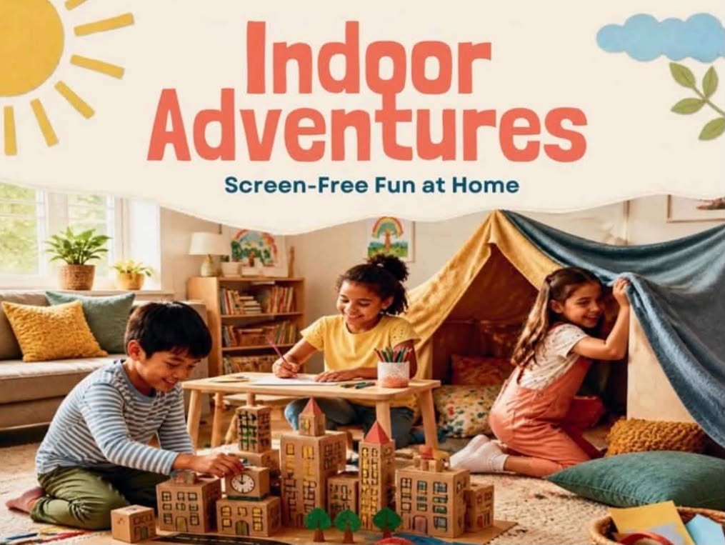 Screen-Free Kids’ Activity E-Book | 16+ Fun Activities for Kids at Home