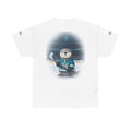Seattle Otter Mascot Aquarium Manager T-Shirt | Hockey Arena Backprint