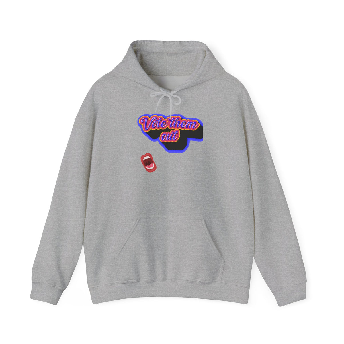 Vote Them Out Hoodie | Retro Script Protest Graphic
