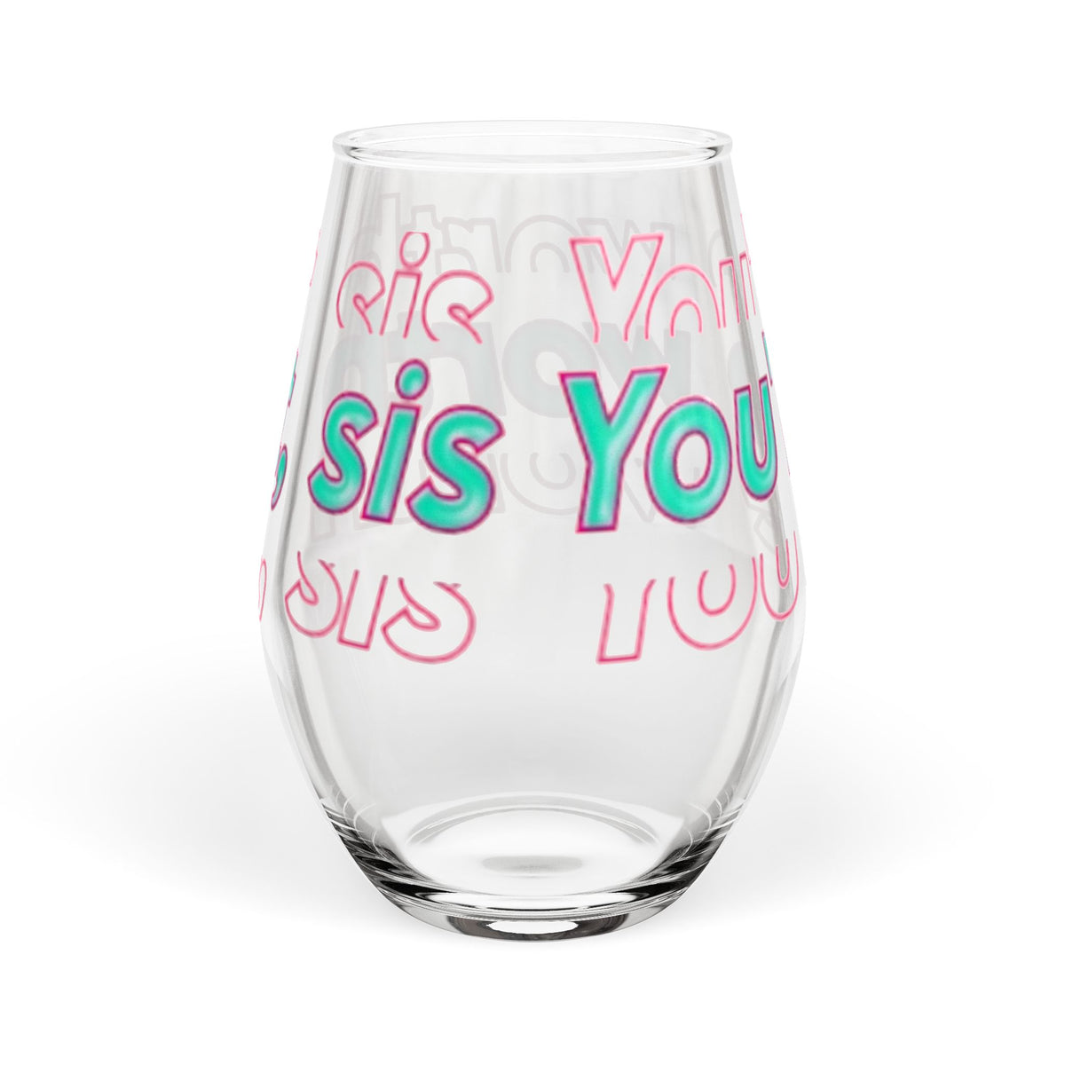 You're Worth It Stemless Wine Glass Inspirational Drinkware