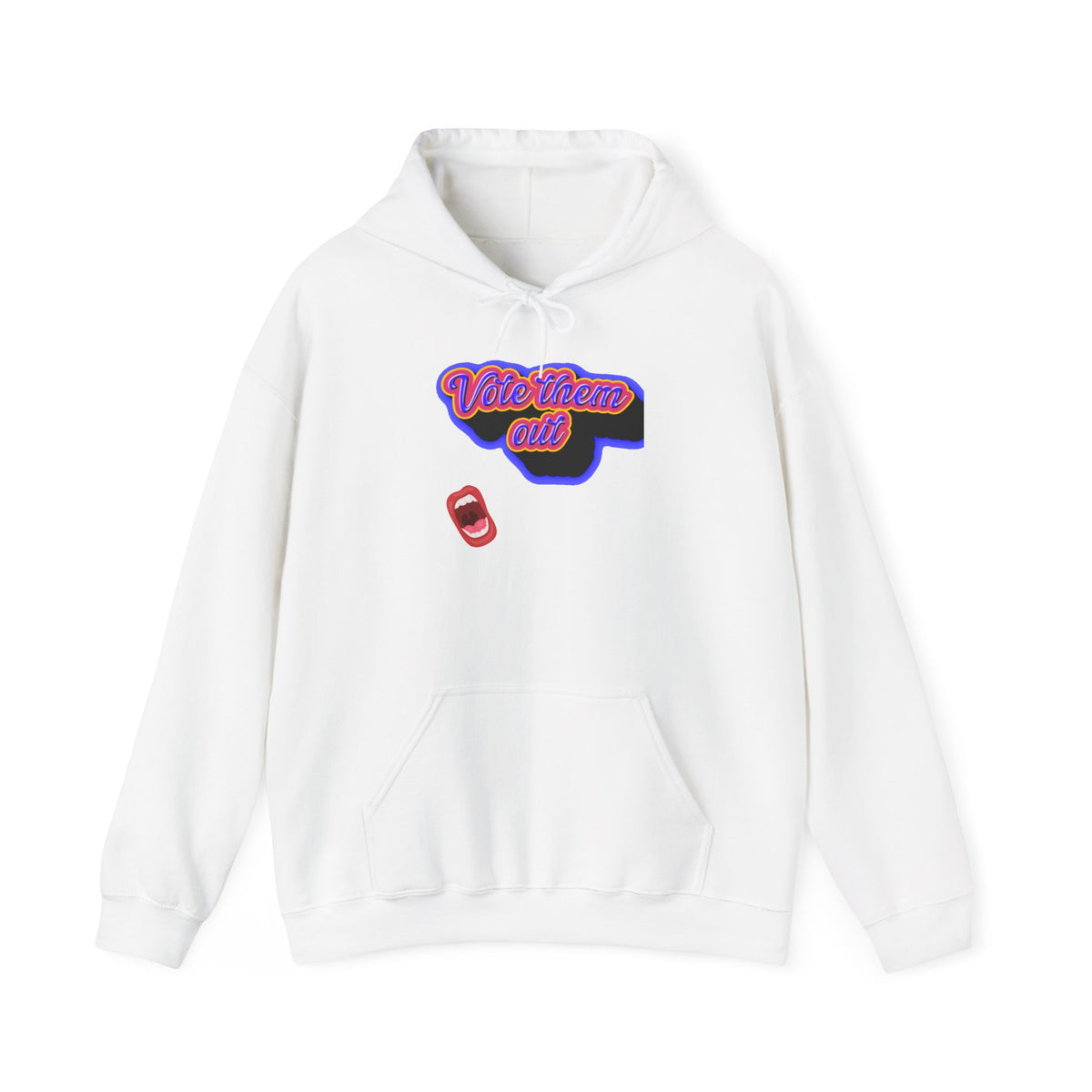 Vote Them Out Hoodie | Retro Script Protest Graphic