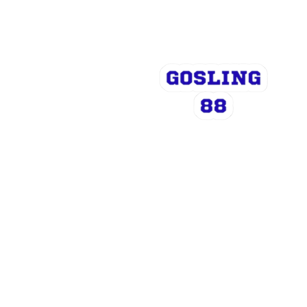 GOSLING 88 sticker | Kiss-Cut Sticker