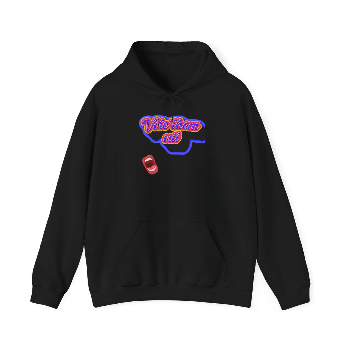 Vote Them Out Hoodie | Retro Script Protest Graphic