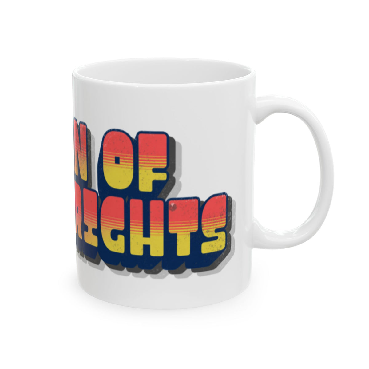 Big Fan of Human Rights Mug | Ceramic Coffee Cup