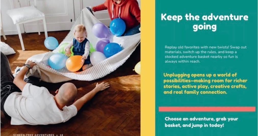 Screen-Free Kids’ Activity E-Book | 16+ Fun Activities for Kids at Home