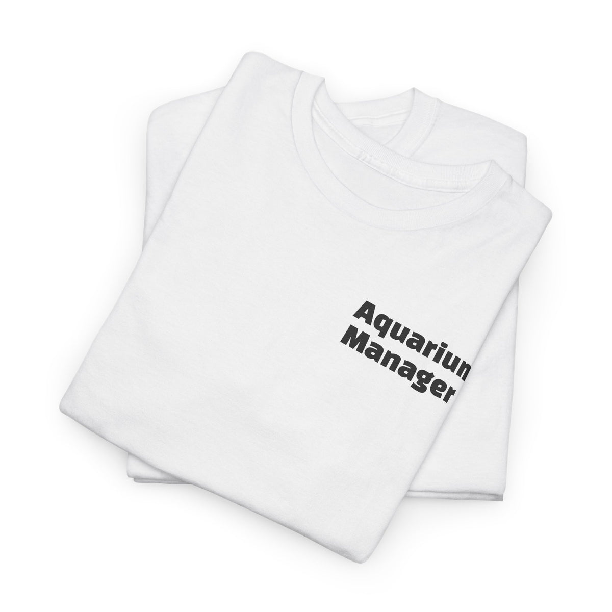Seattle Otter Mascot Aquarium Manager T-Shirt | Hockey Arena Backprint