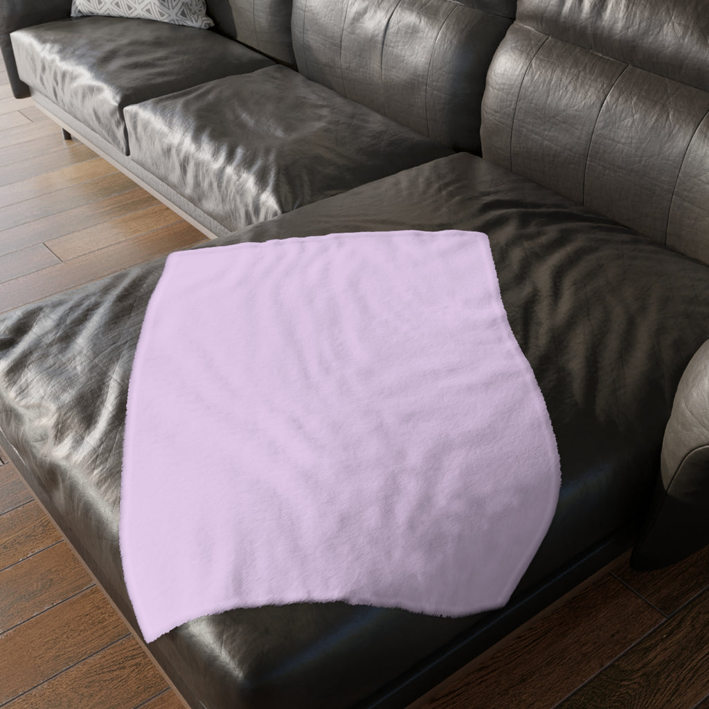 90s Retro Icons blanket Velveteen Microfiber Throw | Pastel Cassette & Lightning Pattern